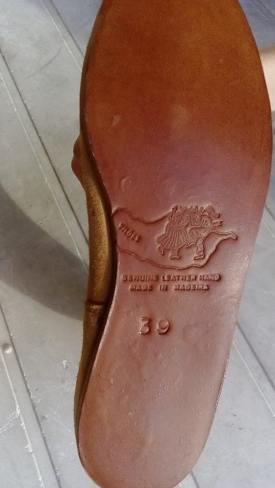 2 pares de botas vintage originas da Madeira 38/39