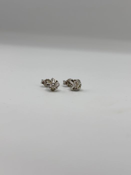 Kolczyki z brylantami 0,27ct w białym złocie