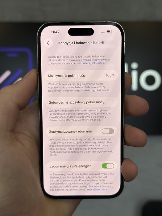 RATY 0% iPhone 14 Pro 128GB BATERIA 100% GWARANCJA 12 miesiecy!!!