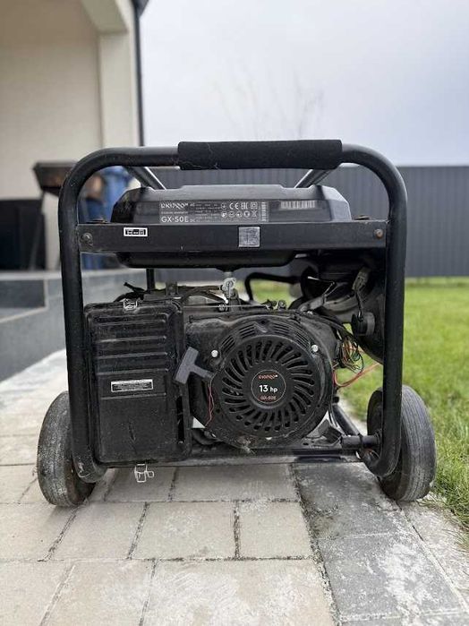 Генератор бензиновий Dnipro-M GX-50E (8 мото годин)