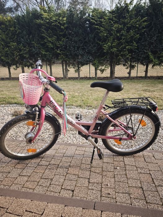 Rower dziecięcy 16cali różowy stan dobry