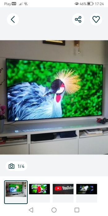 Oled 55 LG 120hz z WiFi Youtube Netflix itp 4k