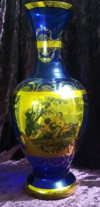 Ваза стекло влюбленная пара