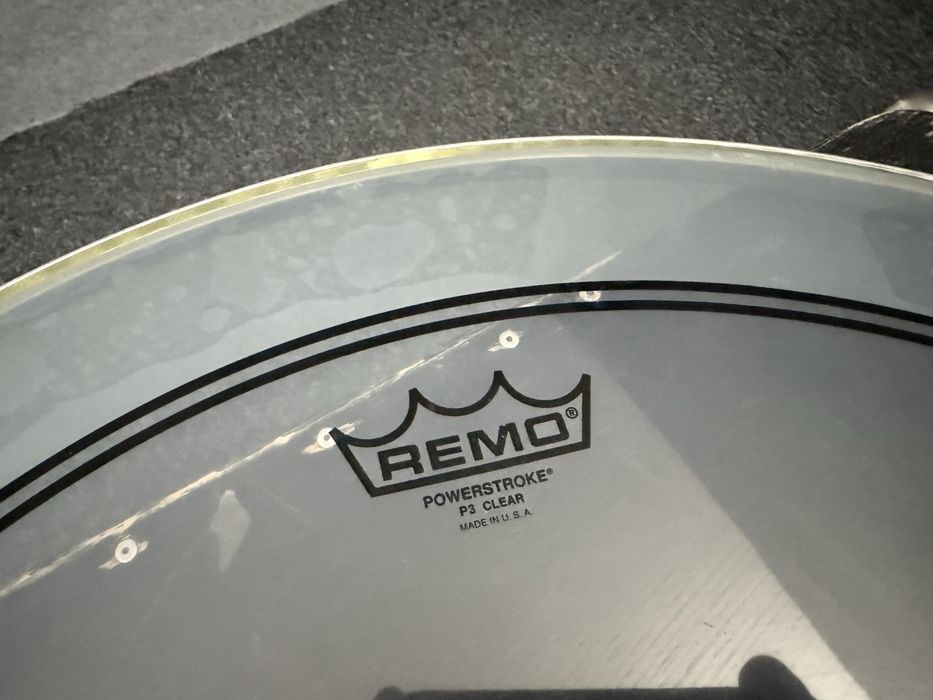 ++ REMO Powerstroke 3 Clear 22 + PS3 Ebony 22 - Naciąg PERKUSJA ++