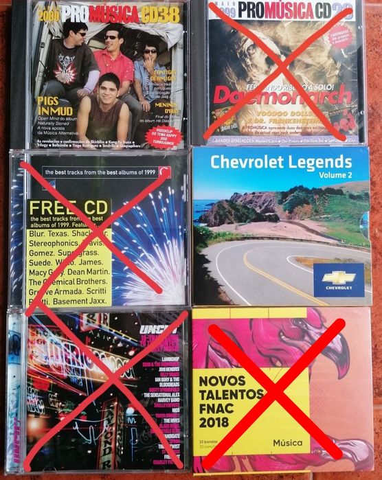 CDs revista Uncut e outras colectâneas