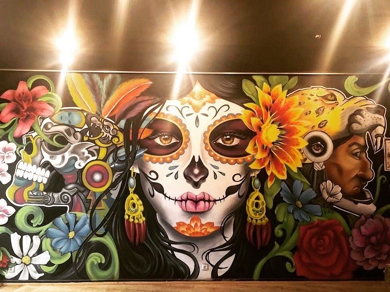 Arte urbana painel mural graffiti street art pintura