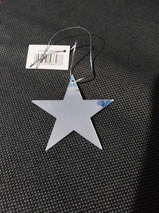 Estrela decorativa, efeito espelhado, natalicio