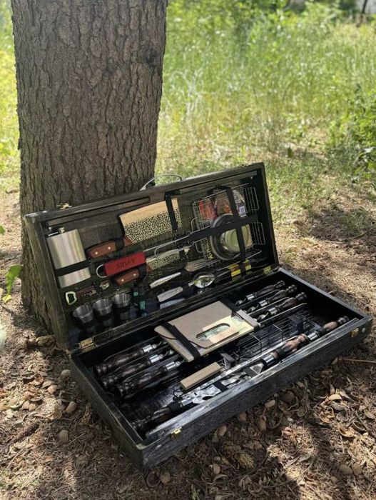 Набір шампурів у кейсі! Набор шампуров вкейсе! Супер подарунок!