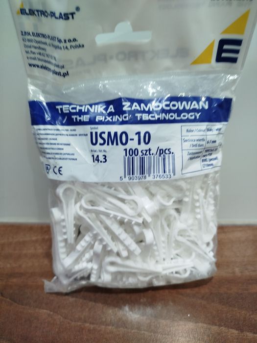 Uchwyt kablowy USMO-10 (100szt-op) Elektro-Plast