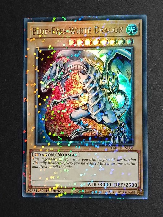 Yu-Gi-Oh! 'Blue-Eyes White Dagon' (Ultra Parallel Rare) - HAC1-001