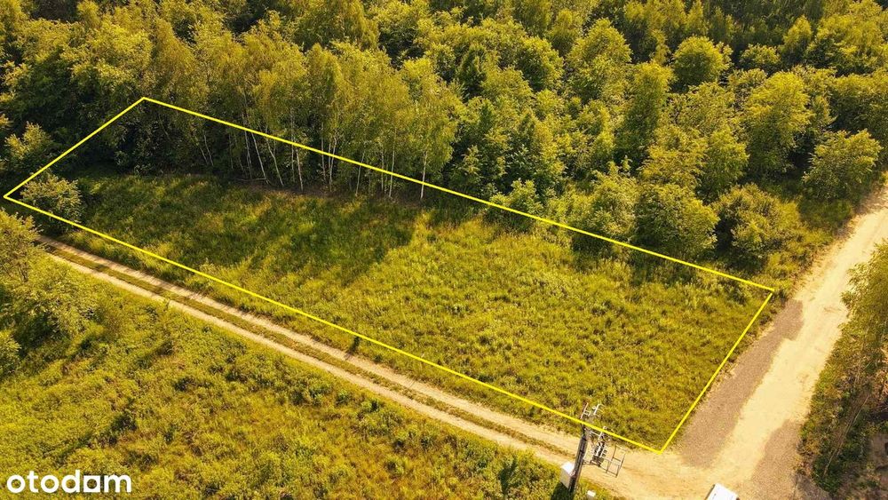 1098m2/ pozwolenie na budowę/fundament/woda,prąd/ogrodzenie/rz.Świder