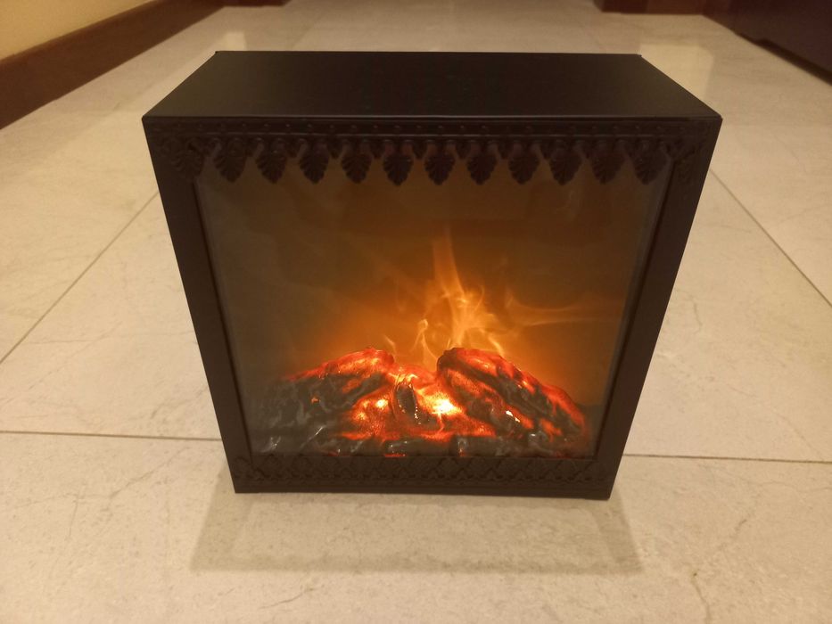 Sztuczny kominek do pokoju na biurko