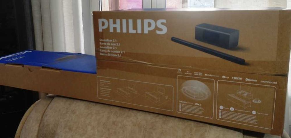 Саундбар Philips TAB8200 2.1 Channel 320W Subwoofer Dolby Atmos