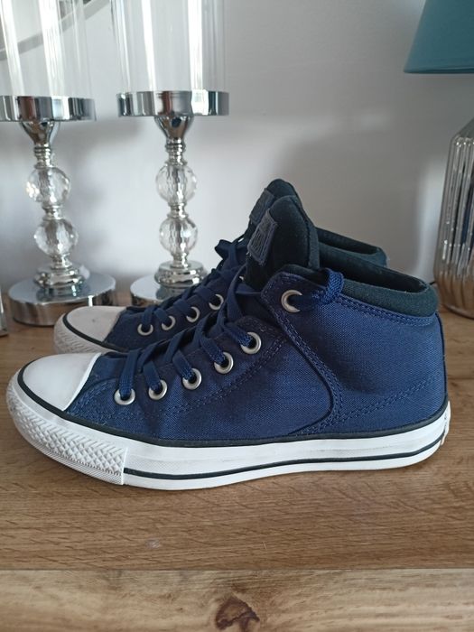 Trampki all Star Converse 37,5 granatowe za kostkę