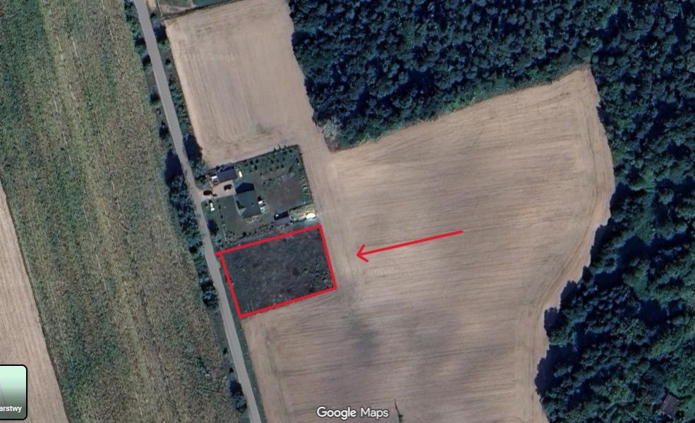 Dzialka pod budowę domu jednorodzinnego