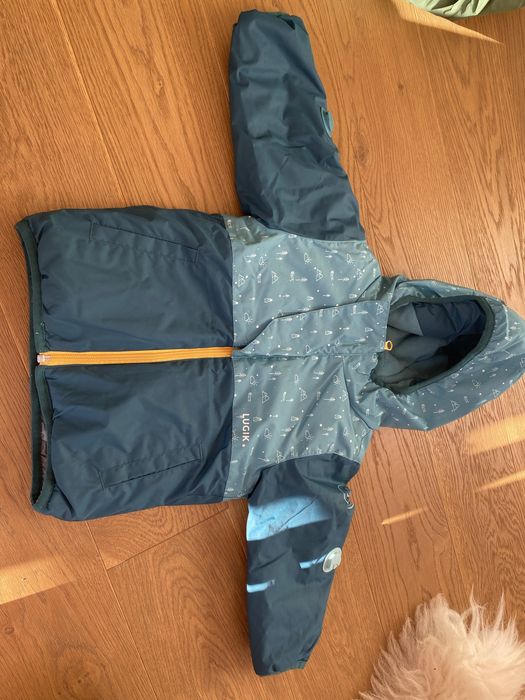 Kombinezon dwuczesciowy zielony Wedze Decatlon 24 miesiace