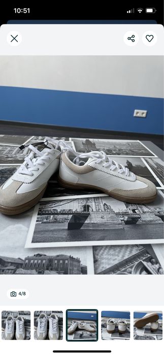 Кеди/кросівки шкіряні Zara для хлопчика, розмір 27, нові