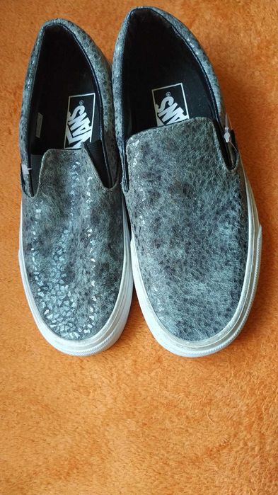 Кожаные мокасины Vans