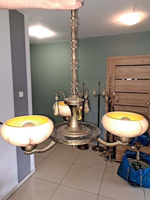 Stara ładna lampa sufitowa