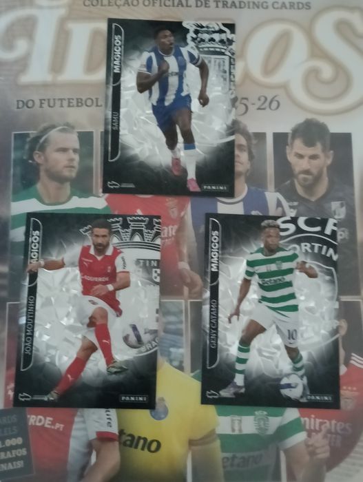 Três Cards coleção Idolos ( Mágicos)