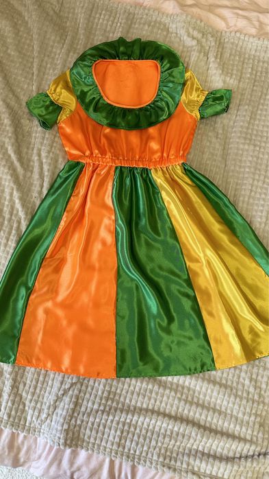 Костюм клоуна клоунеси яскрава сукня для дорослого аніматор