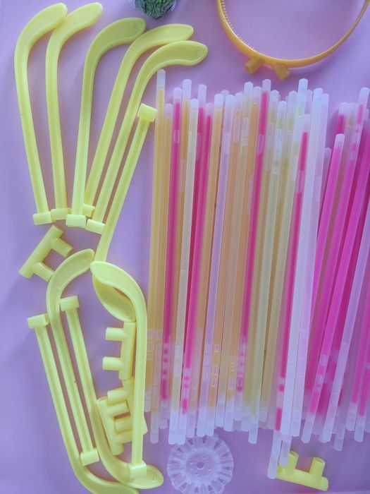 Kit 100 adereços luminosos glow e Led para eventos