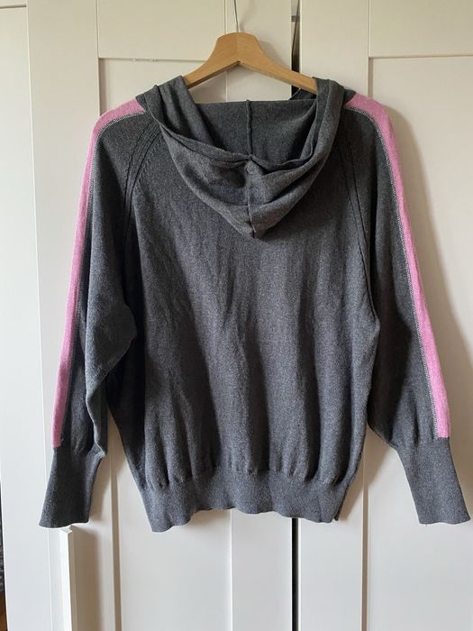 Bawełniana dzianinowa bluza z kaszmirem bluza z kapturem kaszmirowa