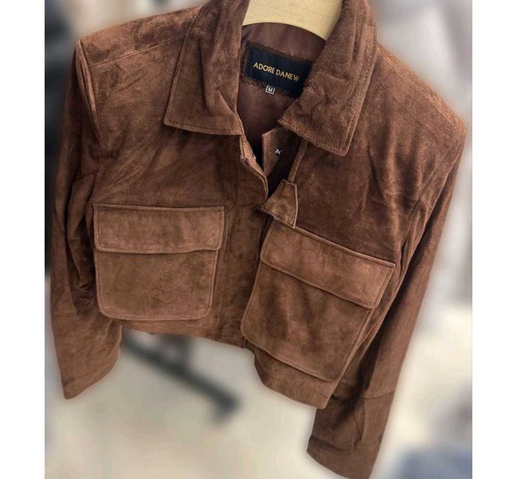 Skóra naturalna kurtka ramoneska kurtka new collection