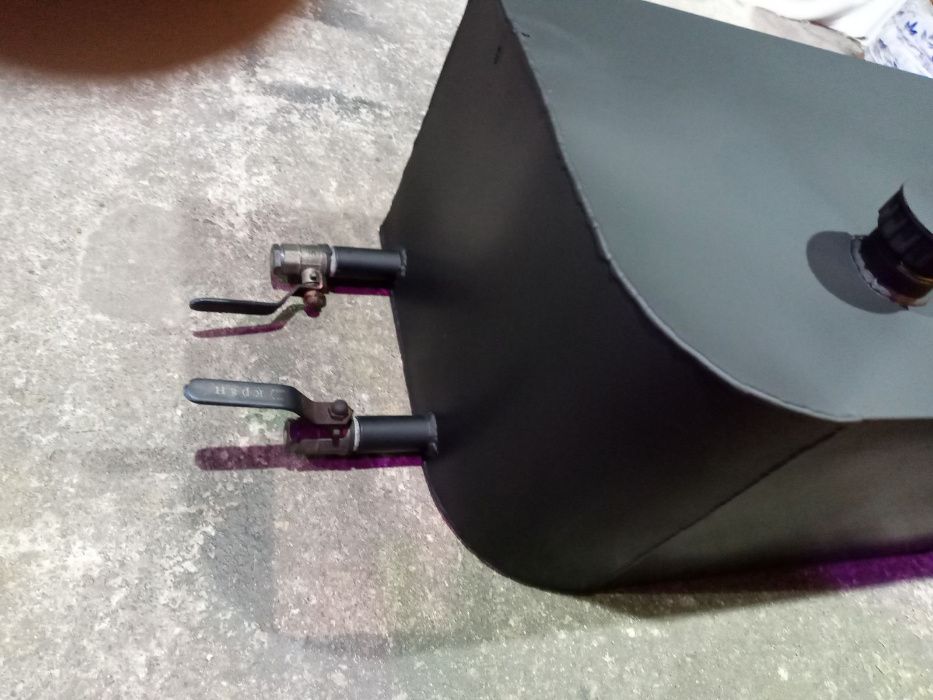 Бак нержавейка на джиперский багажник 55 л.