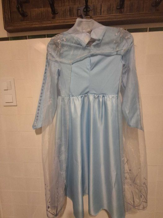 Carnaval_ vestido Princesa Elsa_ Frozen