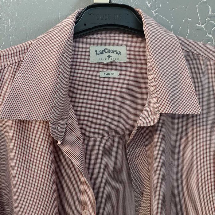 koszula w kratkę lee cooper rozmiar L stan idealny 100% bawełna