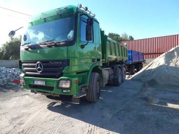 Transport wywrotkami wyburzenia sprzedaż kruszyw piasków  żwirów ziemi