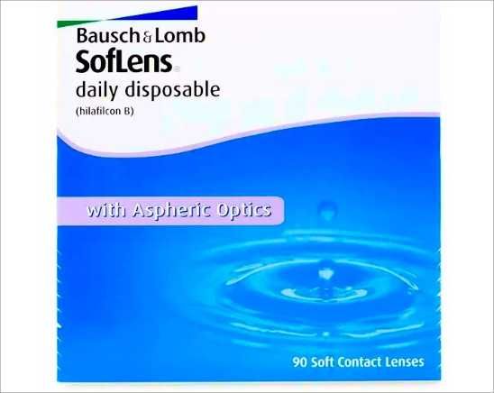 Soczewki Soflens Daily moc -6,50 BC 8,6 duze opakowanie 88 szt.