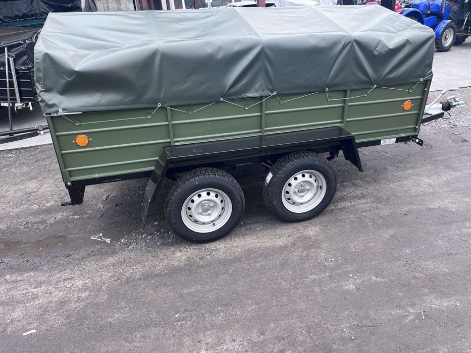 Двовічний  причіп Дніпро-250 з гальмами на 2т