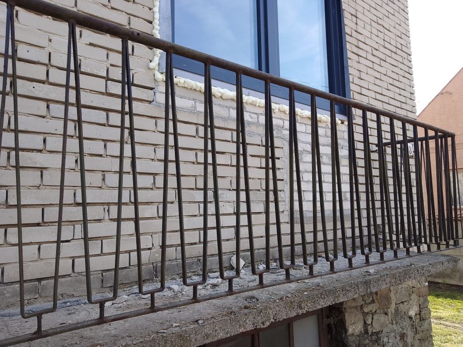 Balustrada barierka metalowa 5 m balkon używana z demontażu