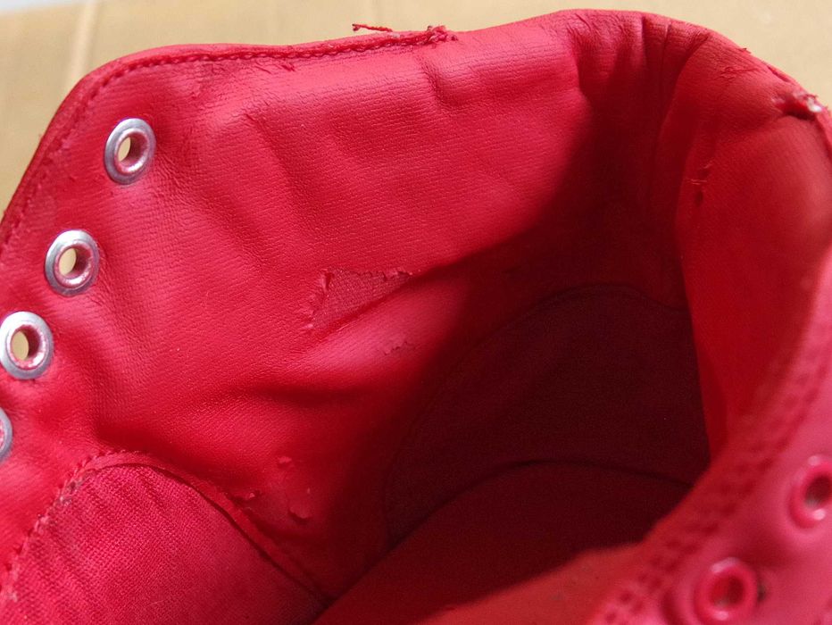 ZARA -  czerwone wysokie sportowe sneakers-y R=45