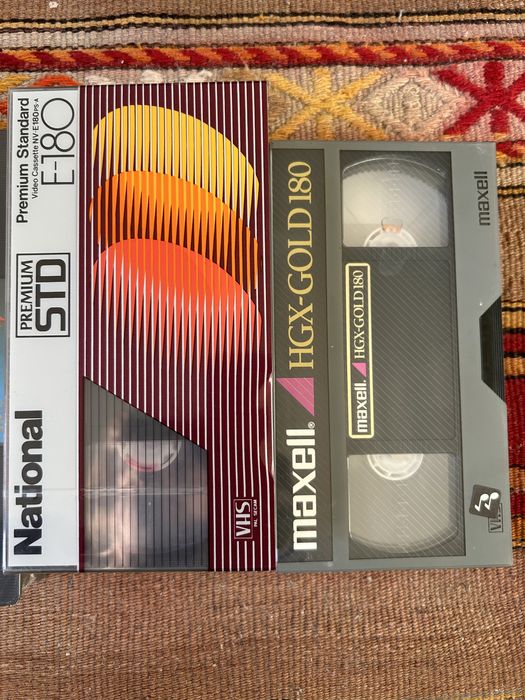 Cassetes VHS novas Seladas