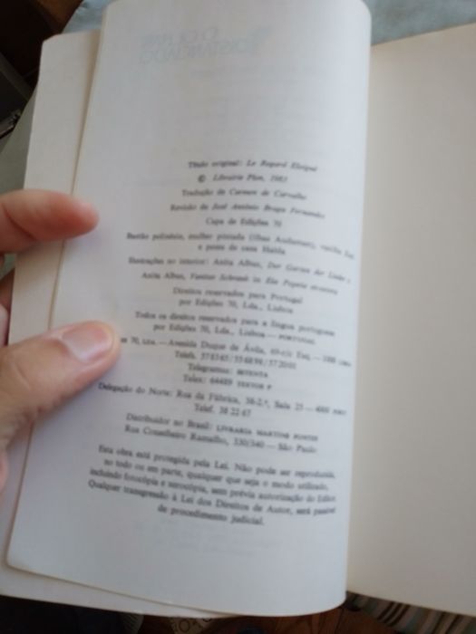 O olhar distanciado-C.Levi-Stauss-E.70-1e-9E-Alfinetes cada 8E Desde2E