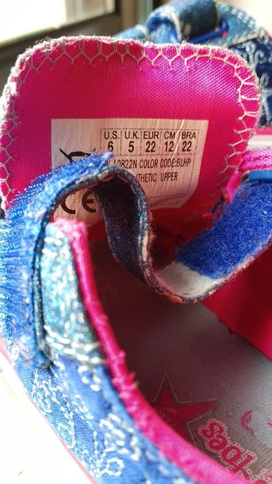 Sapatilhas Skechers, 22, Twinkle Toes, com luzinhas