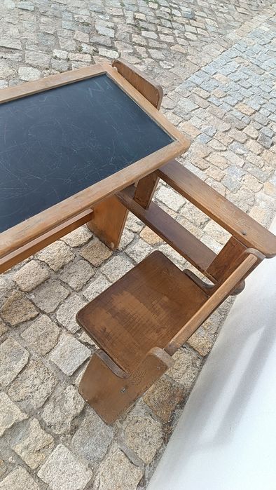 Mesa de criança madeira antiga