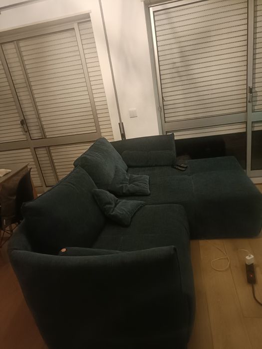 Sofá Chaise longue Modular Boston Azul