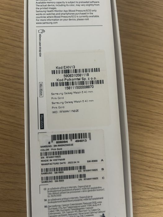 Smartwach samsung galaxy watch 5