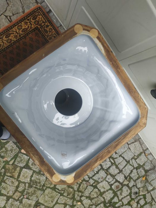 Ogromna kolumna ceramiczna złocona