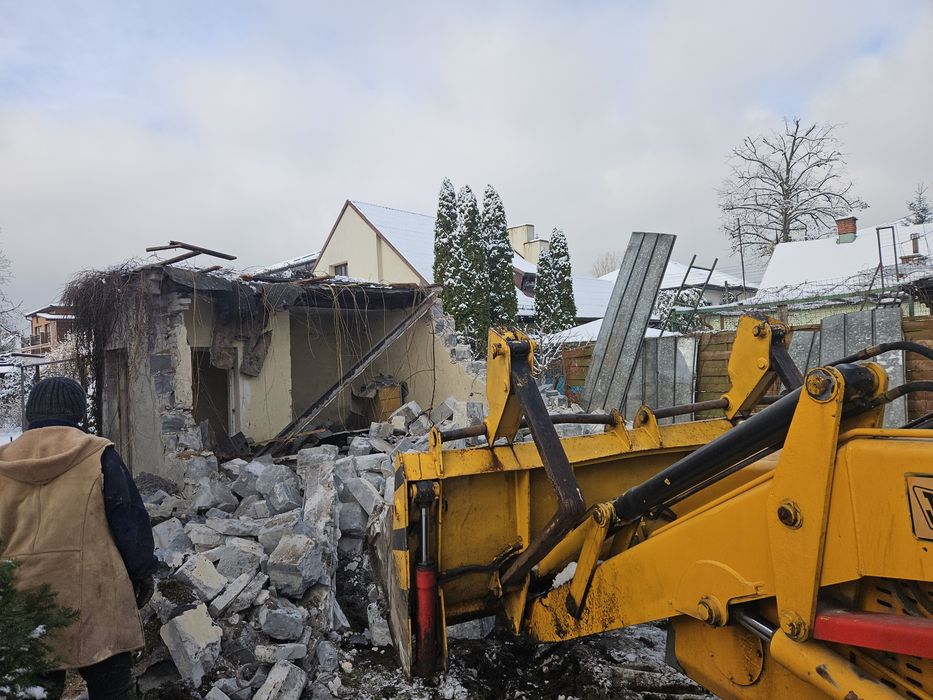 Rozbiórki i wyburzenia Wywóz gruzu i śmieci,