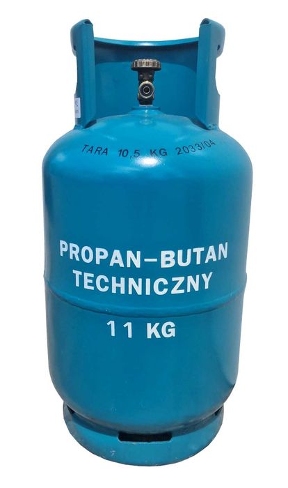 Butla gazowa 11kg + reduktor regulator zawór butle propan butan lpg