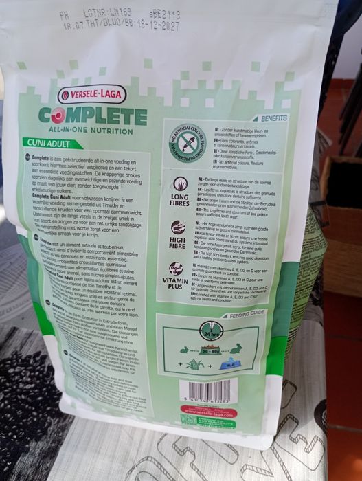 Pacote comida coelho anão "Cuni Adult"