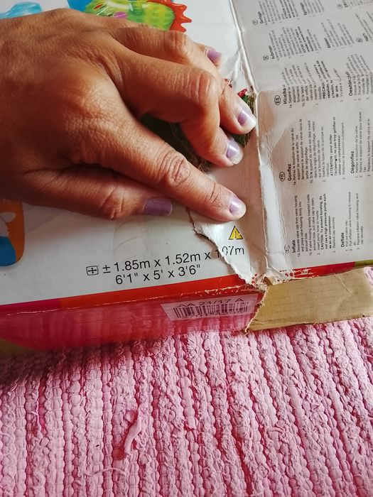 Insuflável castelo água