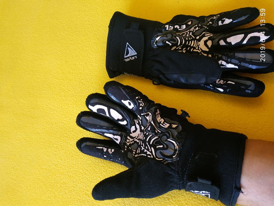 Мотоперчатки комбінировані