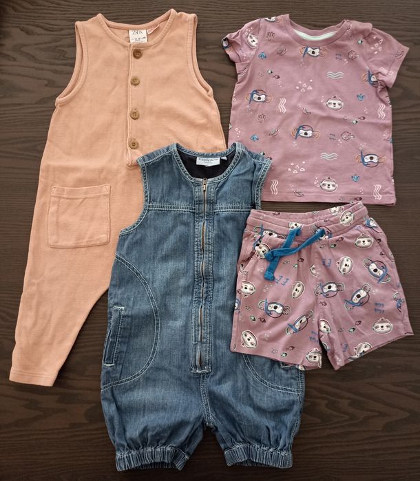 Zestaw 3-ch ubranek dziecięcych letnich r. 86