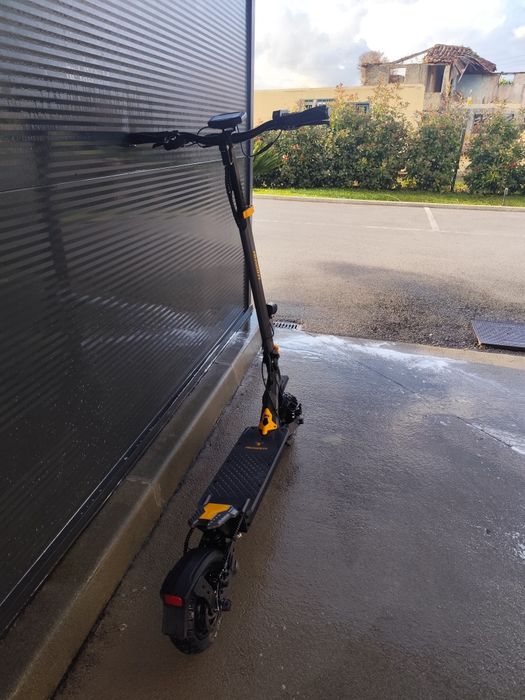 Trotinete Elétrica AUSOM L1 (800 W - Autonomia: 70 Km - Cinzento e Amarelo)